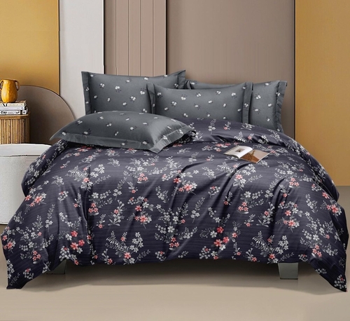 Super Soft Glace Cotton King Size Double Bed Reversible AC Comforter