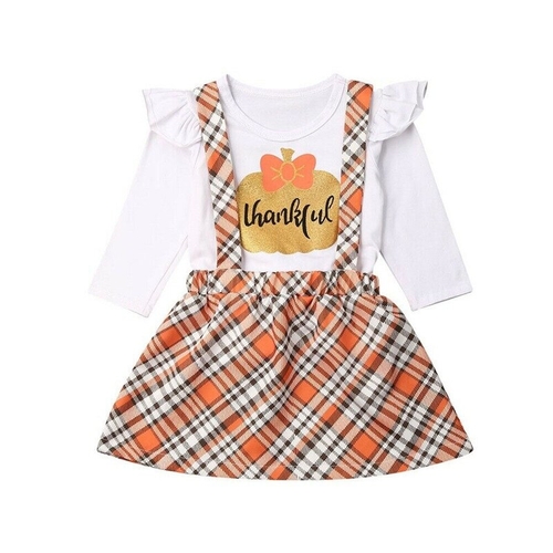 2020 2pcs Children Girls Clothes Fall Dress