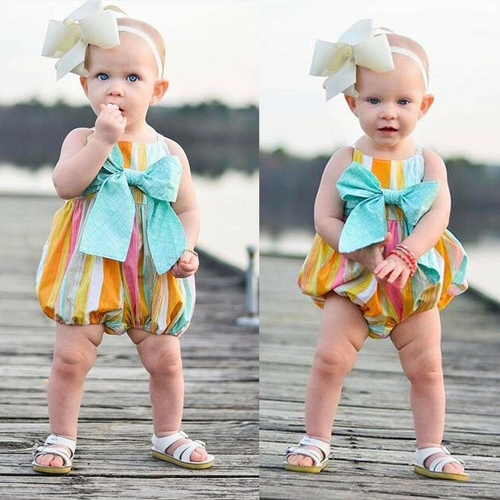 New Arrivels Cute Baby Fashion Girl Rainbow