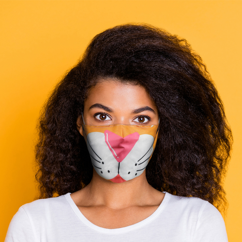 Cutiemals Tiger Reusable Face Covering - Large