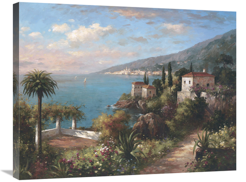 Global Gallery GCS-120639-2432-142 24 x 32 in. Coastal Gardens II Art 