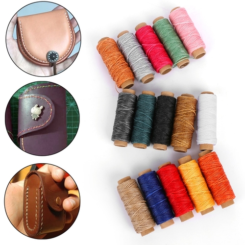 50 Meters Durable 1mm 150D Leather Waxed Thread