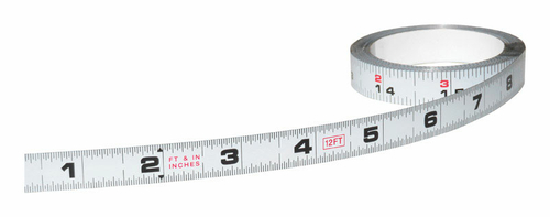 US Tape 2825388 12 ft. x 0.5 in. Adhesive Steel Bench Tape, Gray