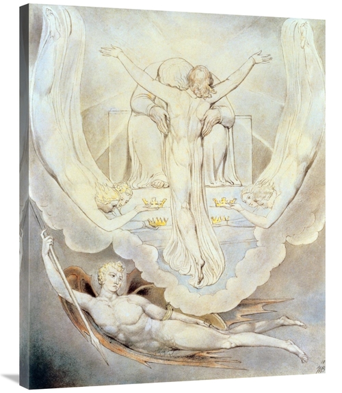 Global Gallery GCS-281716-36-142 36 in. Christ Offers to Redeem Man Ar