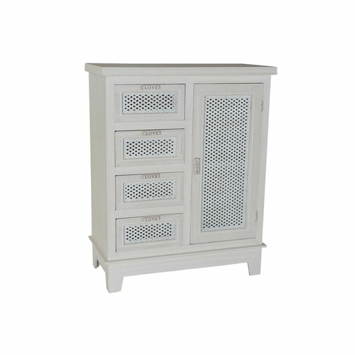 Chest of drawers DKD Home Decor 66 x 32 x 83,5 cm Wood White MDF Wood