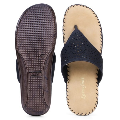 Light Cushion Gold Buckle Flats for Women