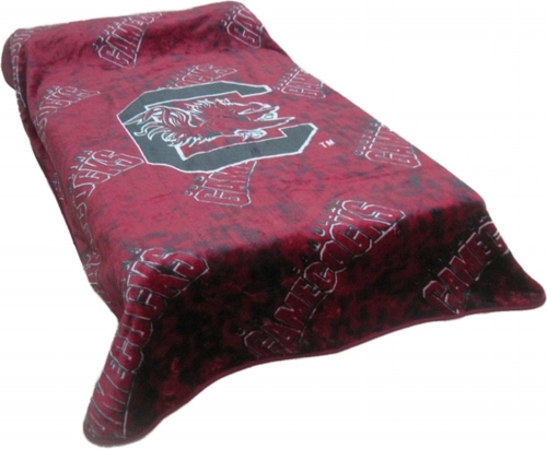 College Covers SCUTH South Carolina Throw Blanket - Bedspread