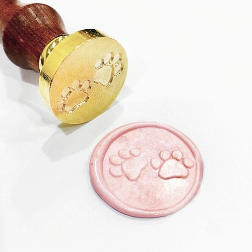 Arts & Crafts Cute Cat Dog Paw Wax Seal Stamp, Great Decoration