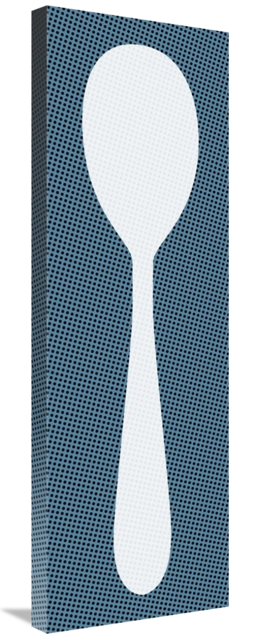 Global Gallery GCS-467129-1236-142 12 x 36 in. Mealtime - White on Blu