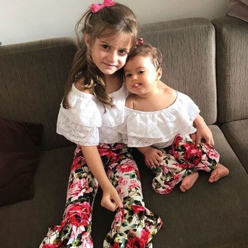 Summer Baby Kids Girl Clothes 2Pcs Outfit Set Off