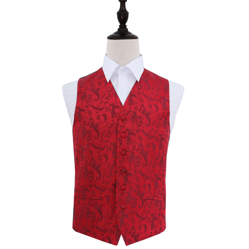 Passion Waistcoat - Burgundy, 36'