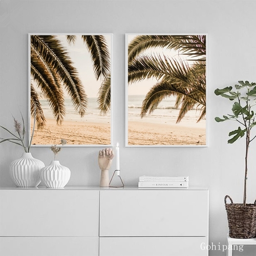 Palm Tree Leaves Canvas Posters and Prints