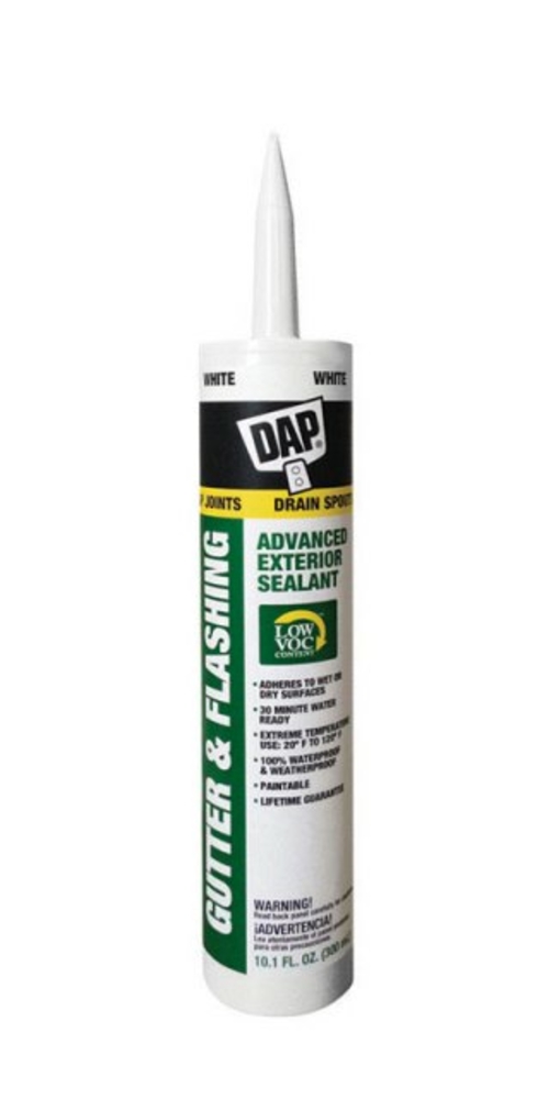 DAP 01801 10.1 oz Caulk Gut & Flush  White - pack of 12