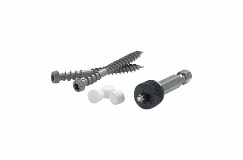 Fastenmaster 5915145 No.9 x 2 in. Square Head Carbon Steel Trim Screw&