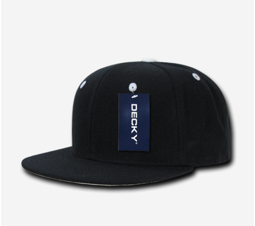 Decky 1104-BLKWHT Accent Snapback - Black , White