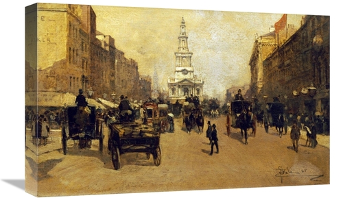 Global Gallery GCS-268500-22-142 22 in. The Strand, London Art Pri