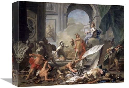 Global Gallery GCS-278814-16-142 16 in. Perseus with Minerva Showing t