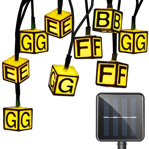 LightMe 6.3M LED String Lights Solar Powered LED