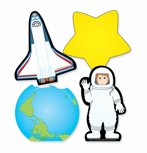 Creative Shapes Etc SE-0303 9 x 6 in. Large Notepad Set, Space - 2