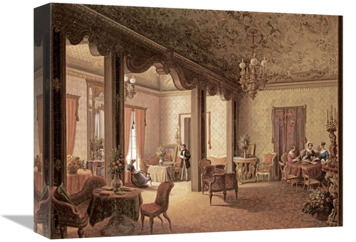 Global Gallery GCS-268497-16-142 16 in. The Interior of the Salon of T