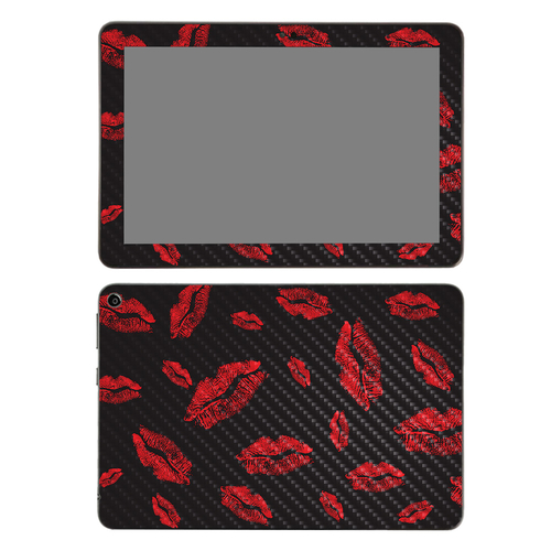 MightySkins CF-AMFIHD82-Kiss Me Carbon Fiber Skin for Amazon Fire HD 8