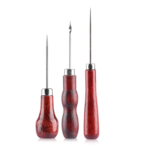 1/3PCS Sewing Awl Pin Punch Hole Repair Tool