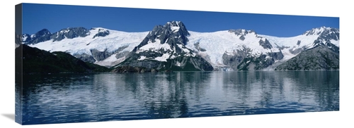 Global Gallery GCS-452532-40-142 40 in. Glaciers Flowing Down From Har