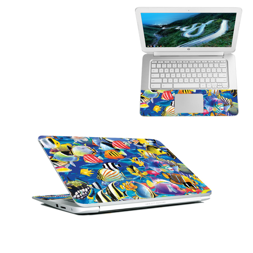 MightySkins HPCH1418-Tropical Fish Skin for 14 in. 2018 HP Chromebook&