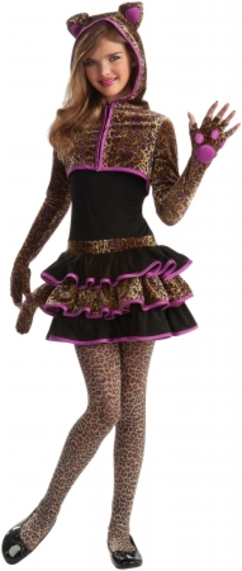 Rubies Costumes 211380 Leopard Tween Costume - Brown - Tween Small