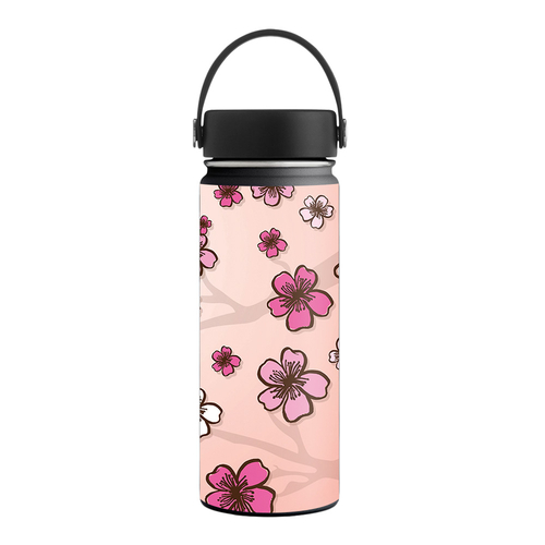 MightySkins HFWI18-Cherry Blossom Skin for Hydro Flask 18 oz Wide Mout