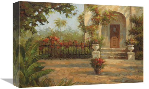 Global Gallery GCS-127073-1218-142 12 x 18 in. Santiagos Courtyard Art