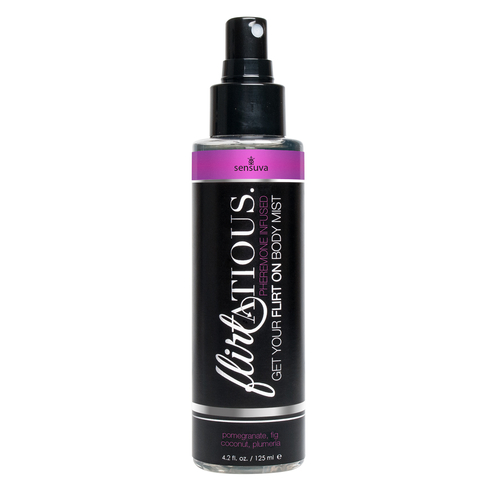 Flirtatious Pheromone Infused Body Mist - Pomegranate, Fig, & Plumeria
