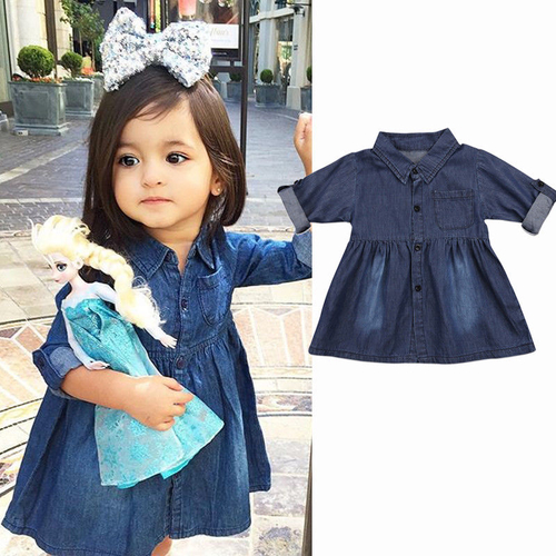 Pudcoco Fashion Comfort Kids Baby Girls Denim