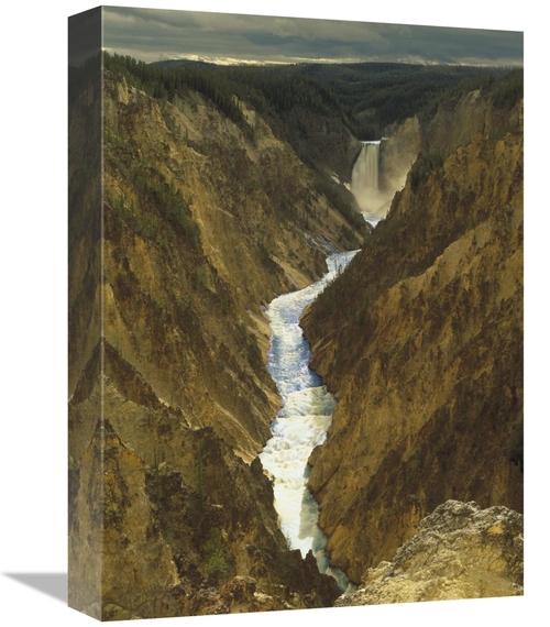 Global Gallery GCS-452000-1216-142 12 x 16 in. Lower Yellowstone Falls