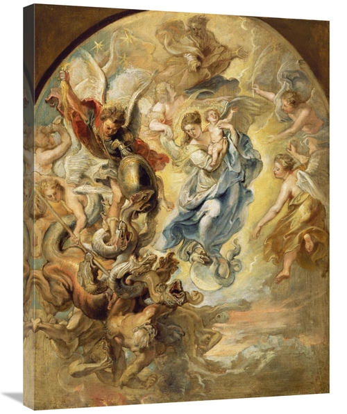 Global Gallery GCS-454981-2432-142 24 x 32 in. The Virgin as the Woman