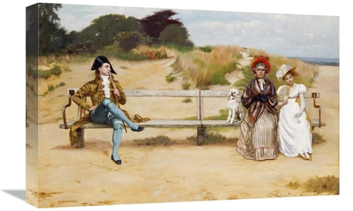 Global Gallery GCS-266577-22-142 22 in. George & the Dragon Art Print 