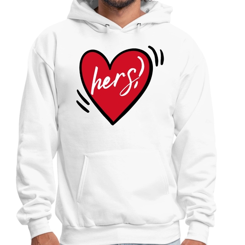 Mens Graphic Hoodie Say it Soul Her Heart - Couples