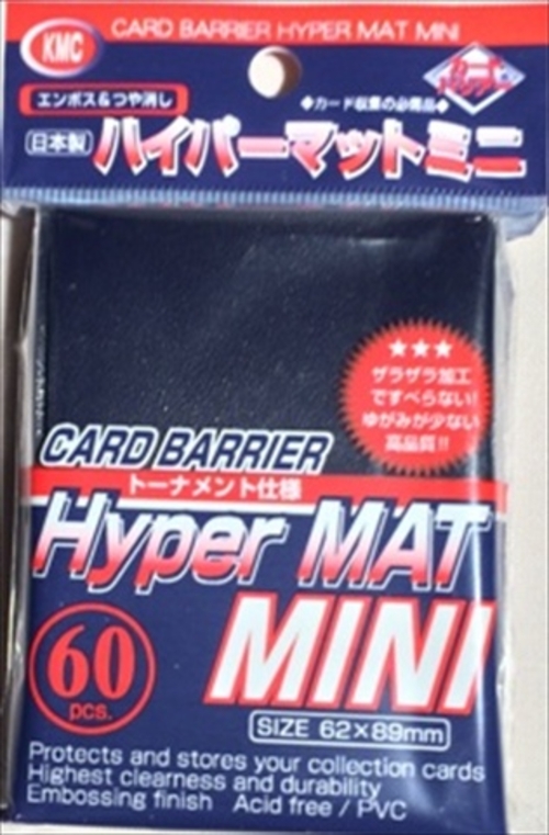 KMC Sleeves MHM1591 Deck Protectors Mini Hyper Blue, Pack - 60