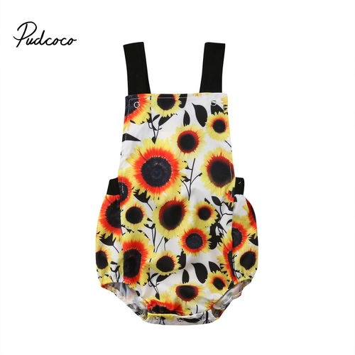 Newborn Baby Girl Floral Bodysuits Babies Flower