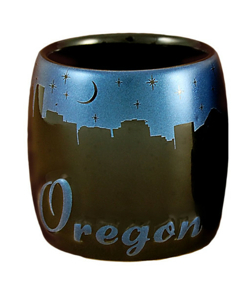 Americaware SCSORE03 Oregon Night Sky Silhouette Shot