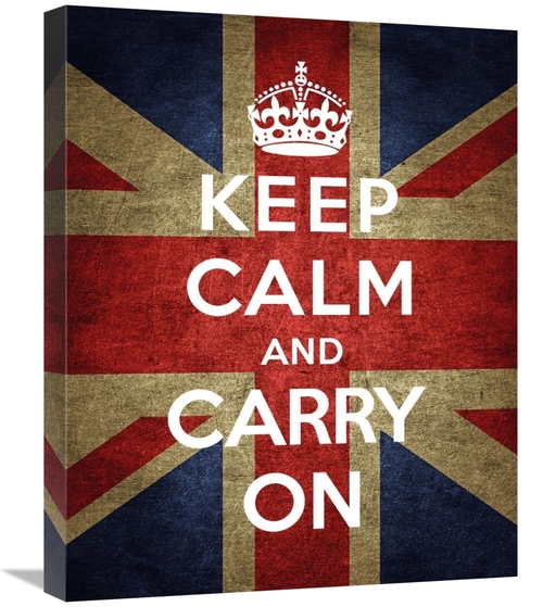 Global Gallery GCS-371977-2024-142 20 x 24 in. Keep Calm & Carry on - 