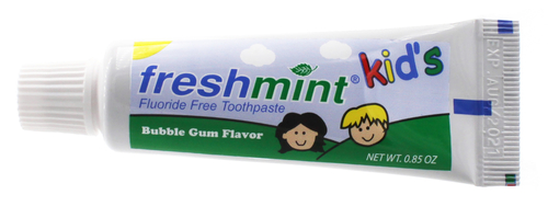 Freshmint Kids Fluoride Free Toothpaste - 0.85 oz, Bubblegum