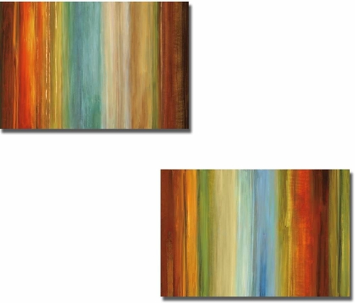 Artistic Home Gallery 1624A587TG Wavelength I & II by Max Hansen 2-Pie