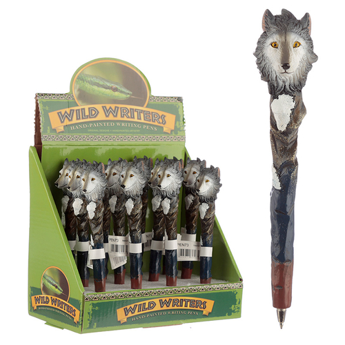 Funky Wolf Design Novelty Pen