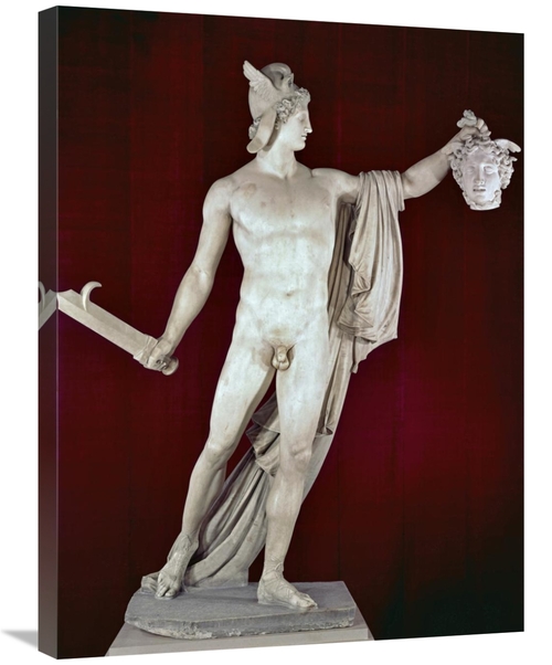 Global Gallery GCS-276961-30-142 30 in. Perseus with the Head of Medus