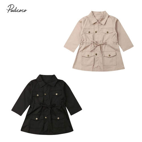 2 7T Little Girls Fashion Spring Autumn Trench