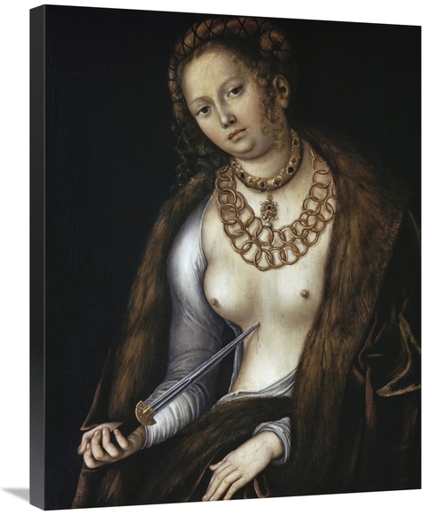 Global Gallery GCS-277144-30-142 30 in. Lucretia Art Print - Lucas Cra