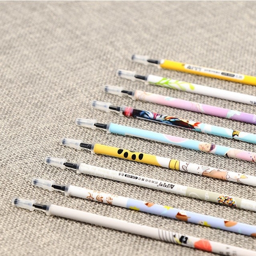 8 Pcs Black Neutral Pen Refills Cute Ink pen