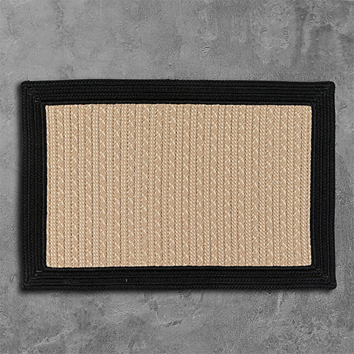 Colonial Mills Rug BY13R060X084S 5 x 7 ft. Bayswater Braided Rug Blac