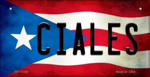 Smart Blonde BP-11334 3 x 6 in. Ciales Puerto Rico State Flag Novelty 